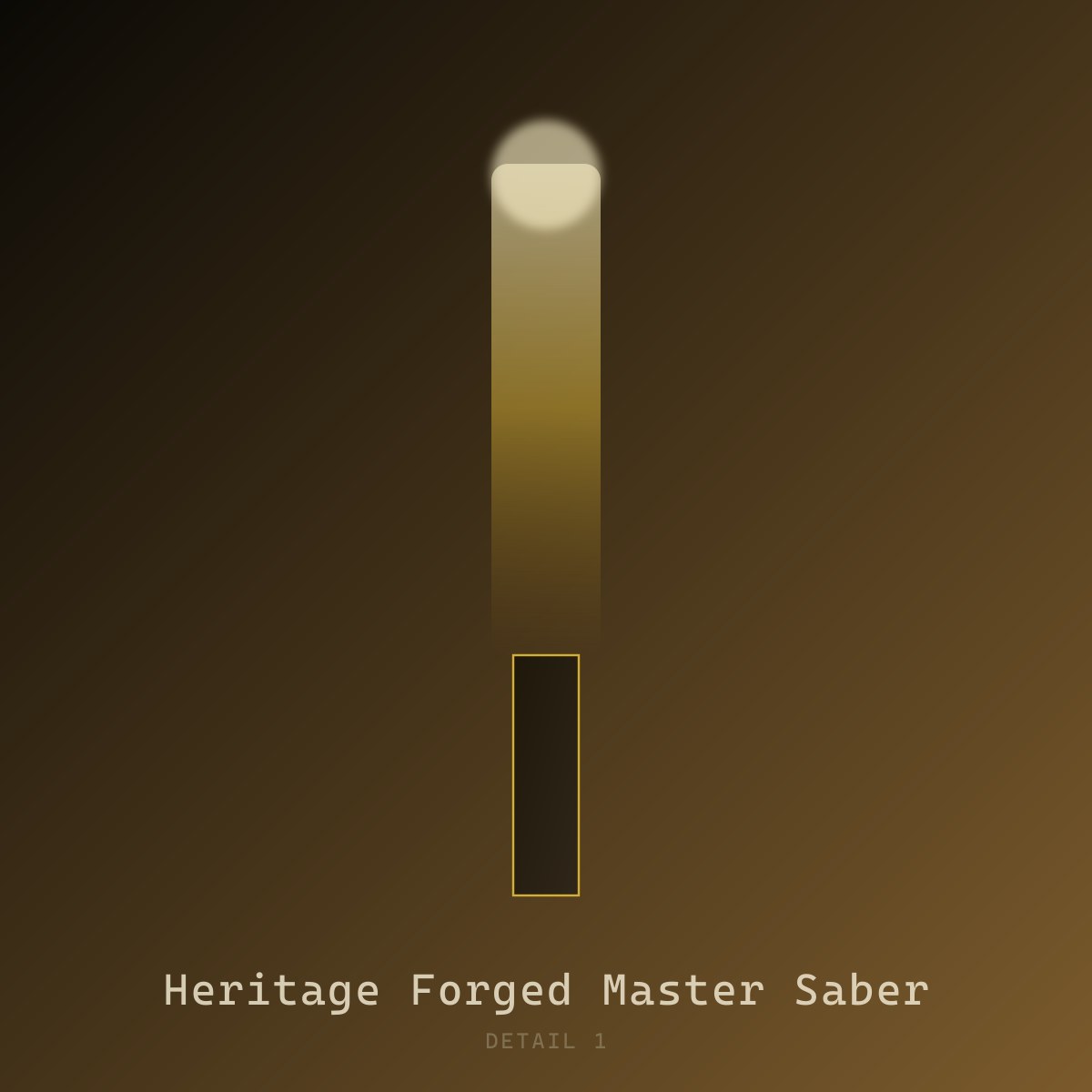 Heritage Forged Master Saber — detail 1|dm:detail_image