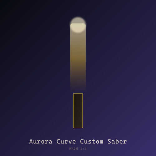 Aurora Curve Custom Saber — view 2|dm:main