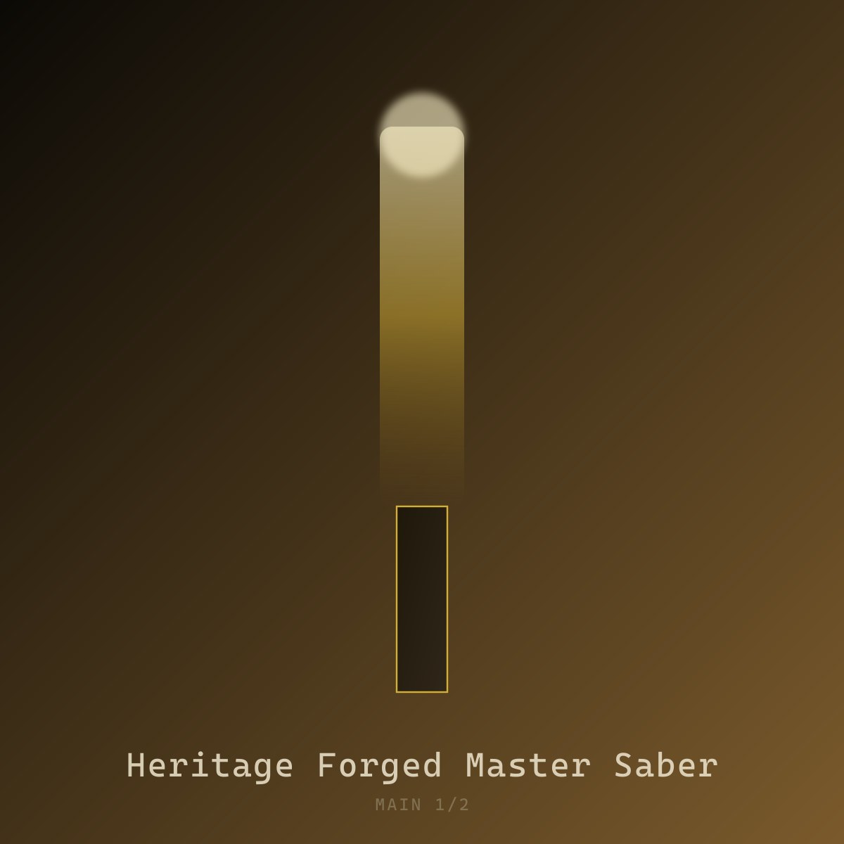Heritage Forged Master Saber — view 1|dm:main