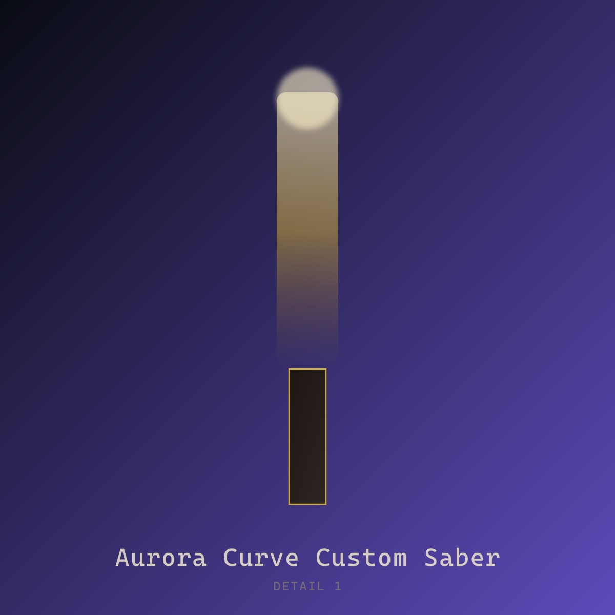 Aurora Curve Custom Saber — detail 1|dm:detail_image